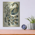 'Royal Peacock 2' by Chariklia Zarris – Metal Wall Art, 12x16 room view
