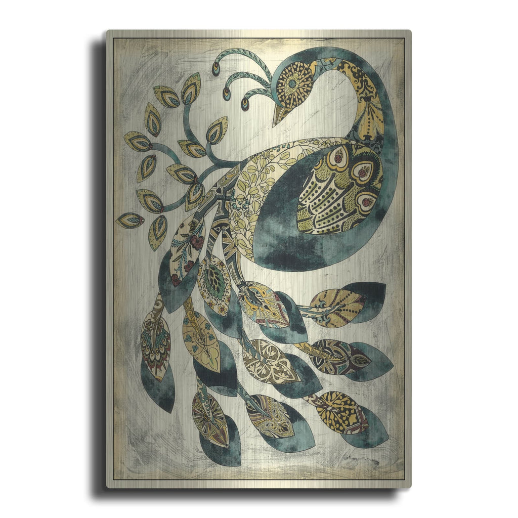 'Royal Peacock 2' by Chariklia Zarris – Metal Wall Art