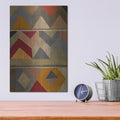 'Multicolored Tapestry 2' by Chariklia Zarris – Metal Wall Art, 12x16 room view