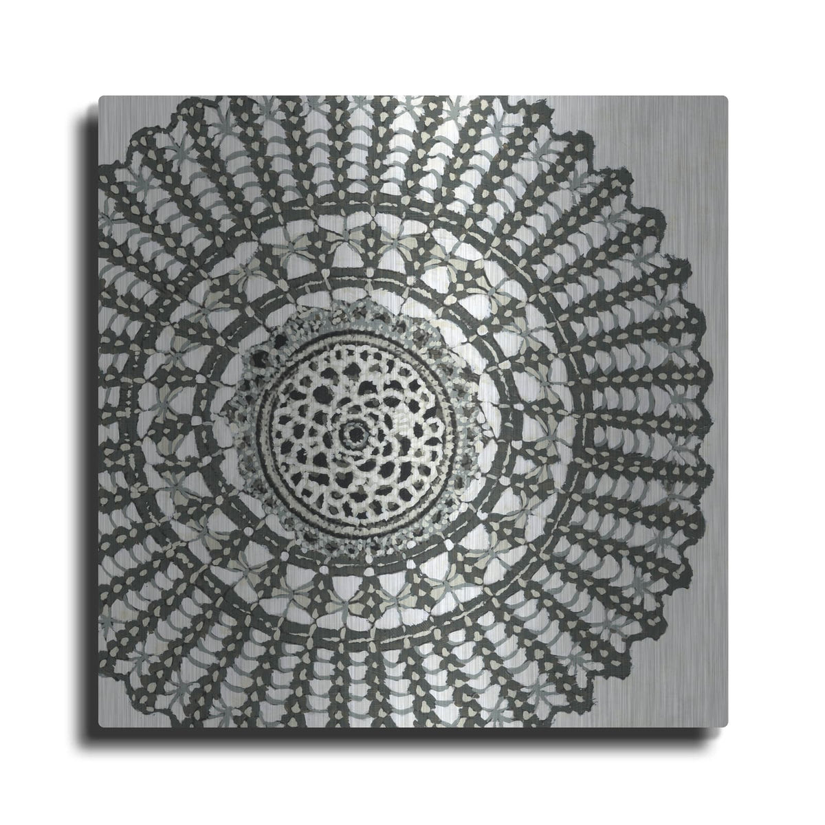 'Abstract Rosette 2' by Chariklia Zarris – Metal Wall Art