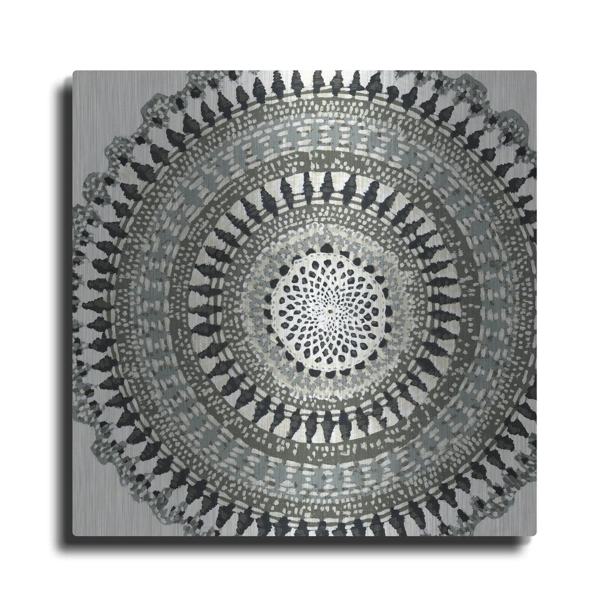 'Abstract Rosette 3' by Chariklia Zarris – Metal Wall Art