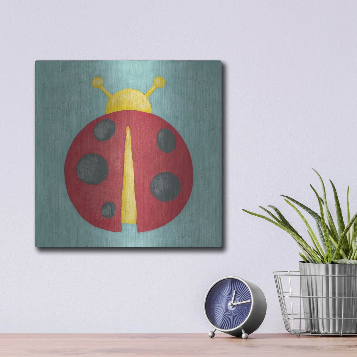'Augusts Wish 5' by Chariklia Zarris – Metal Wall Art, 12x12 room view