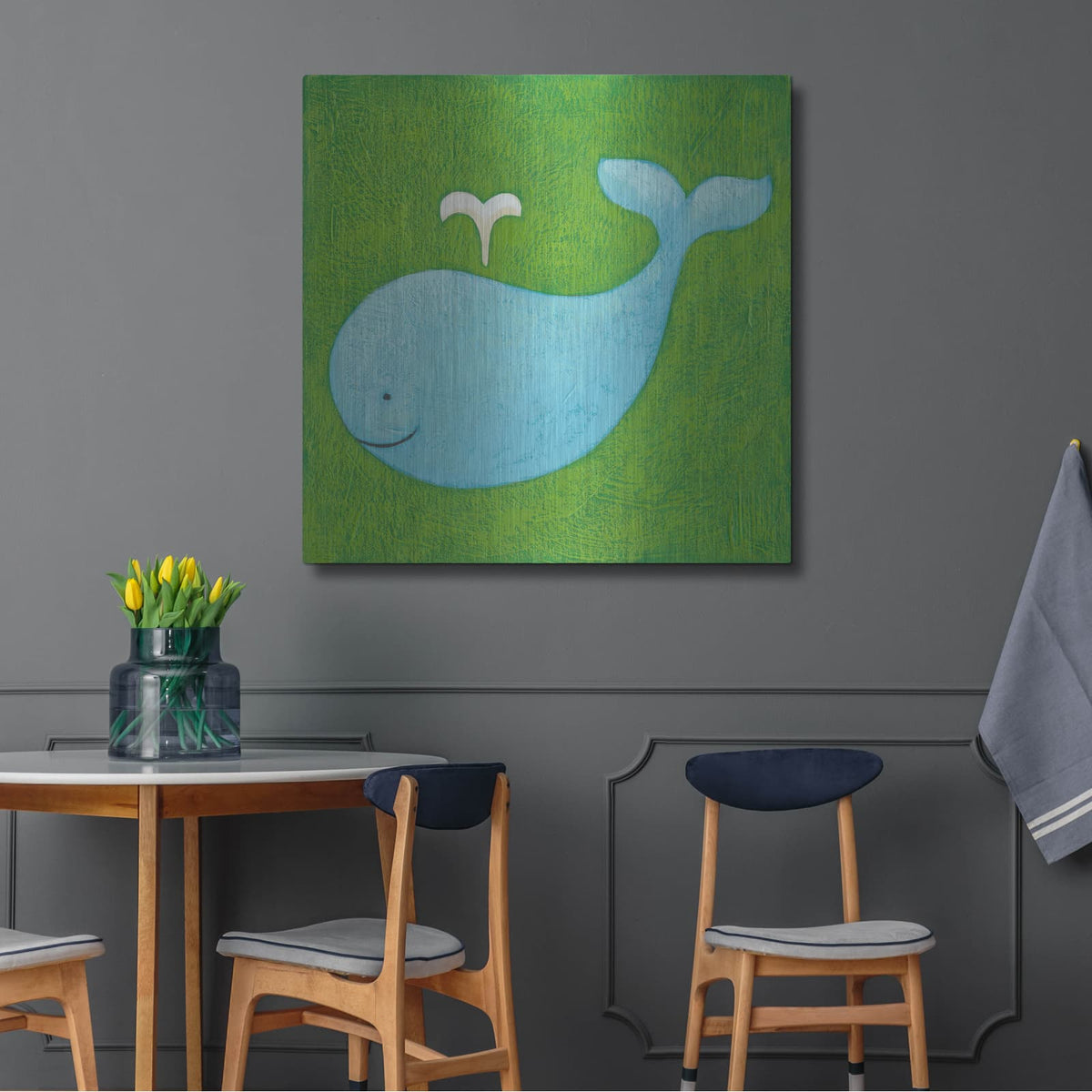 'Augusts Wish 6' by Chariklia Zarris – Metal Wall Art, 36x36 room view