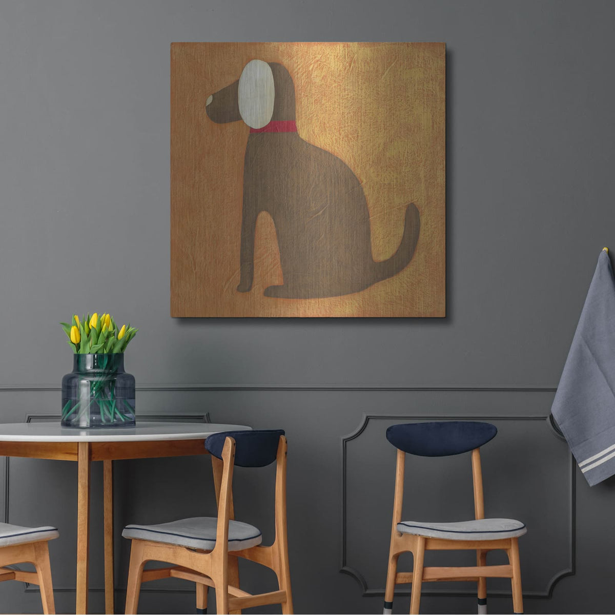 'Augusts Wish 7' by Chariklia Zarris – Metal Wall Art, 36x36 room view