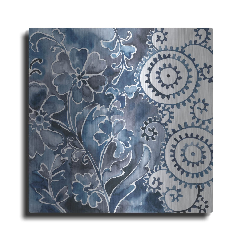 'Cobalt Garden 2' by Chariklia Zarris – Metal Wall Art