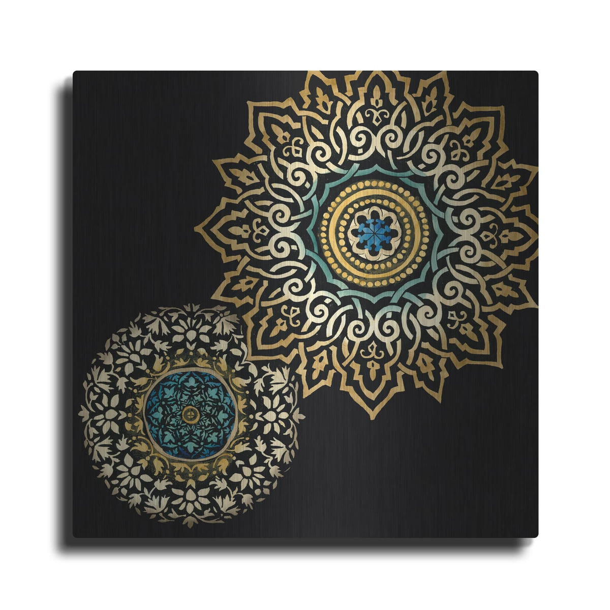 'Midnight Rosette 1' by Chariklia Zarris – Metal Wall Art