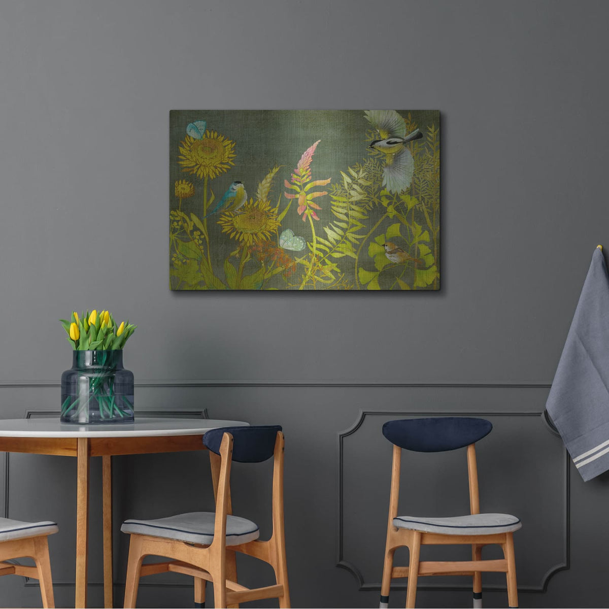 'Birding Collection A' by Chariklia Zarris – Metal Wall Art, 36x24 room view