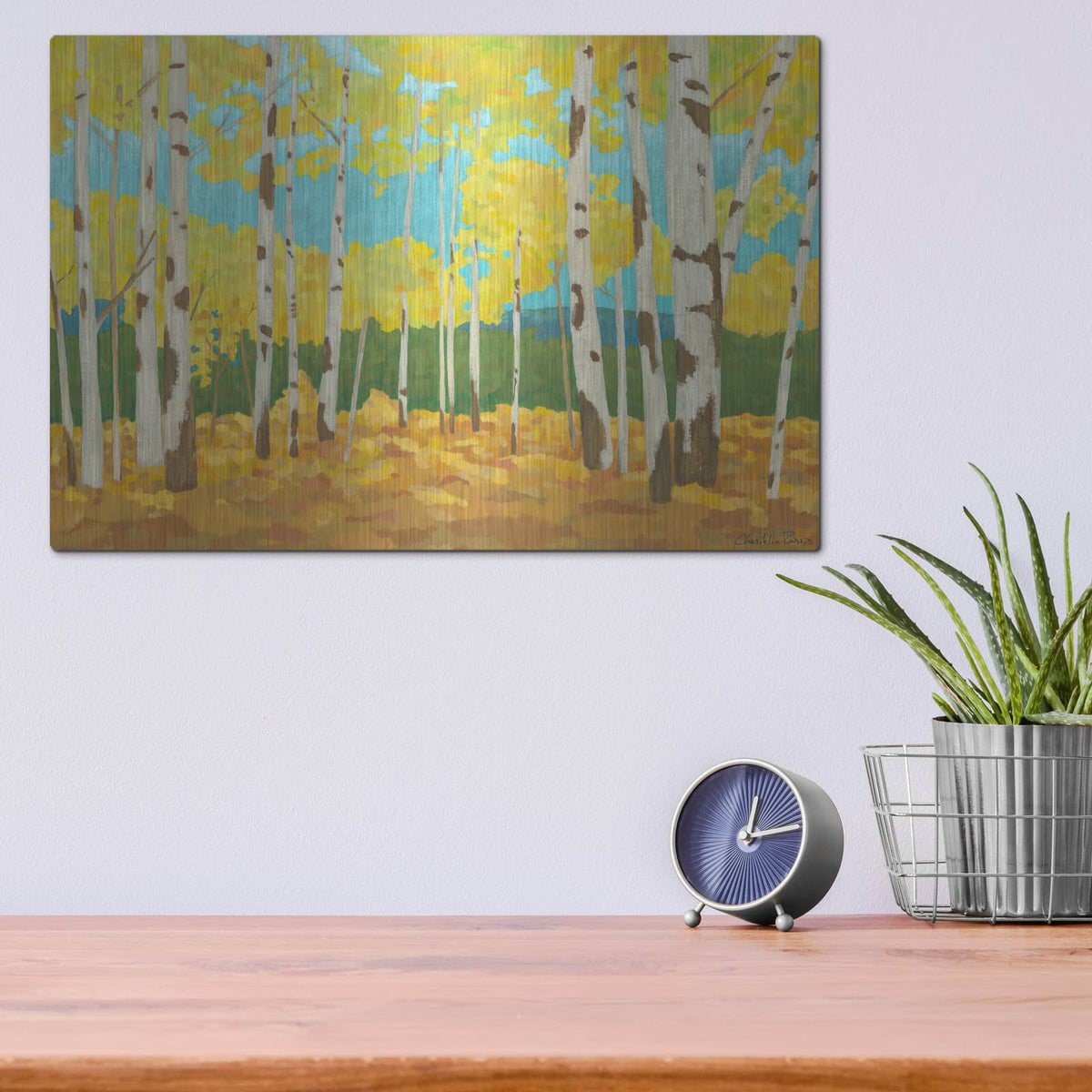 'Mini Western Vista 2' by Chariklia Zarris – Metal Wall Art, 16x12 room view