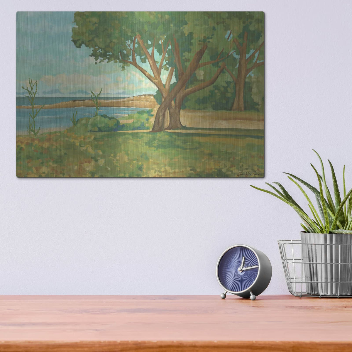'Mini Western Vista 3' by Chariklia Zarris – Metal Wall Art, 16x12 room view