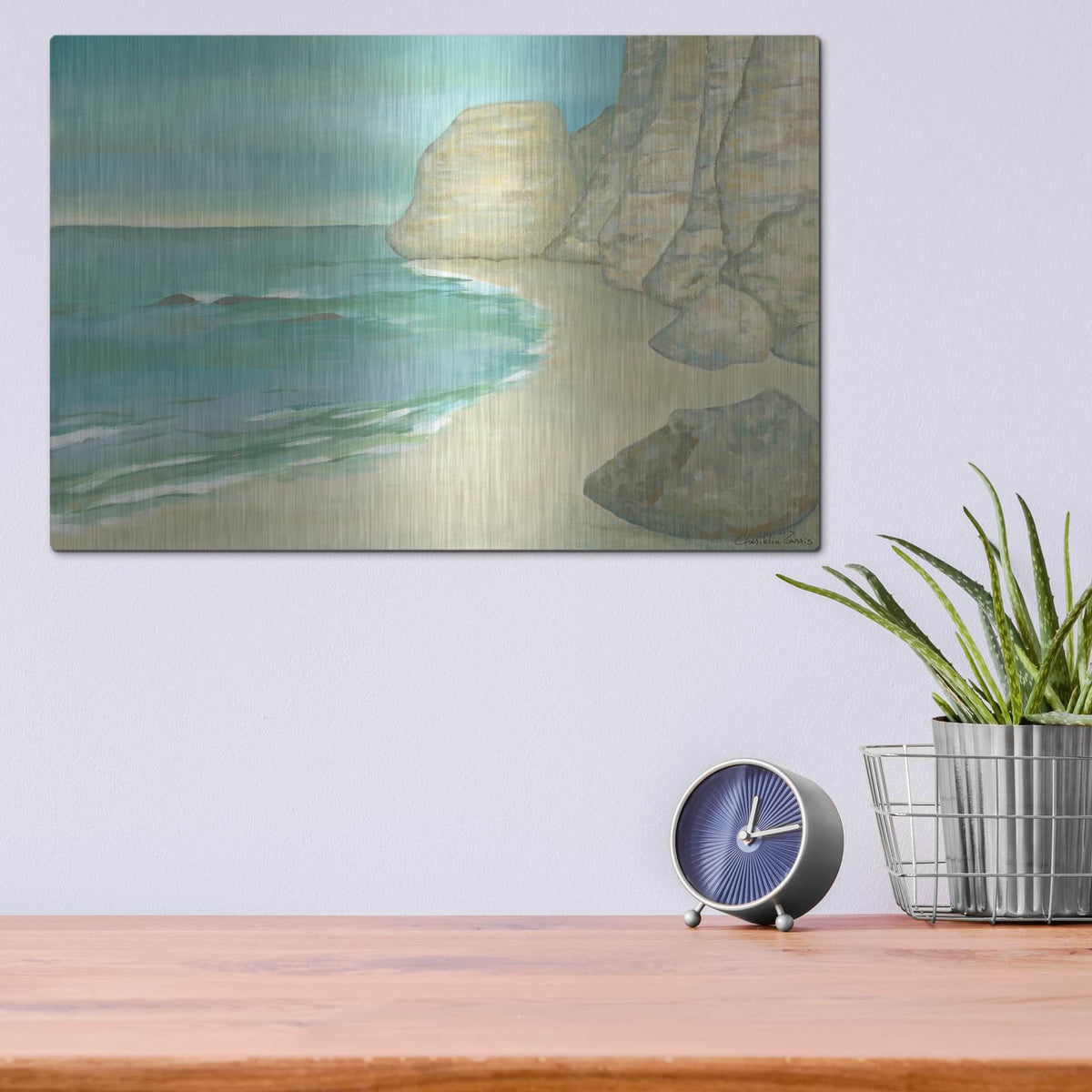 'Mini Western Vista 8' by Chariklia Zarris – Metal Wall Art, 16x12 room view