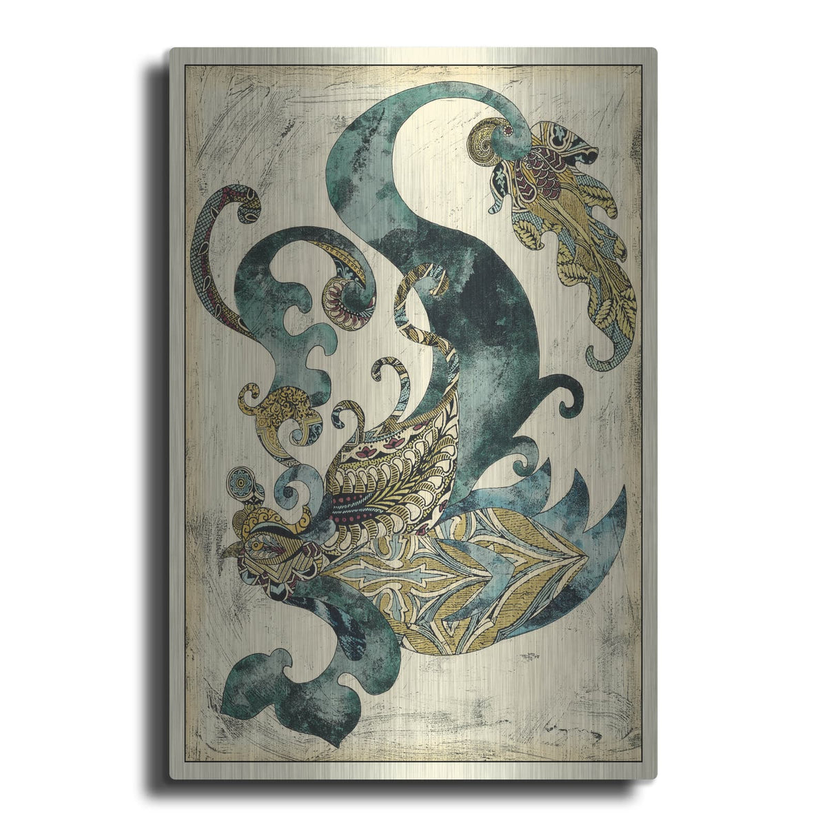 'Royal Phoenix' by Chariklia Zarris – Metal Wall Art