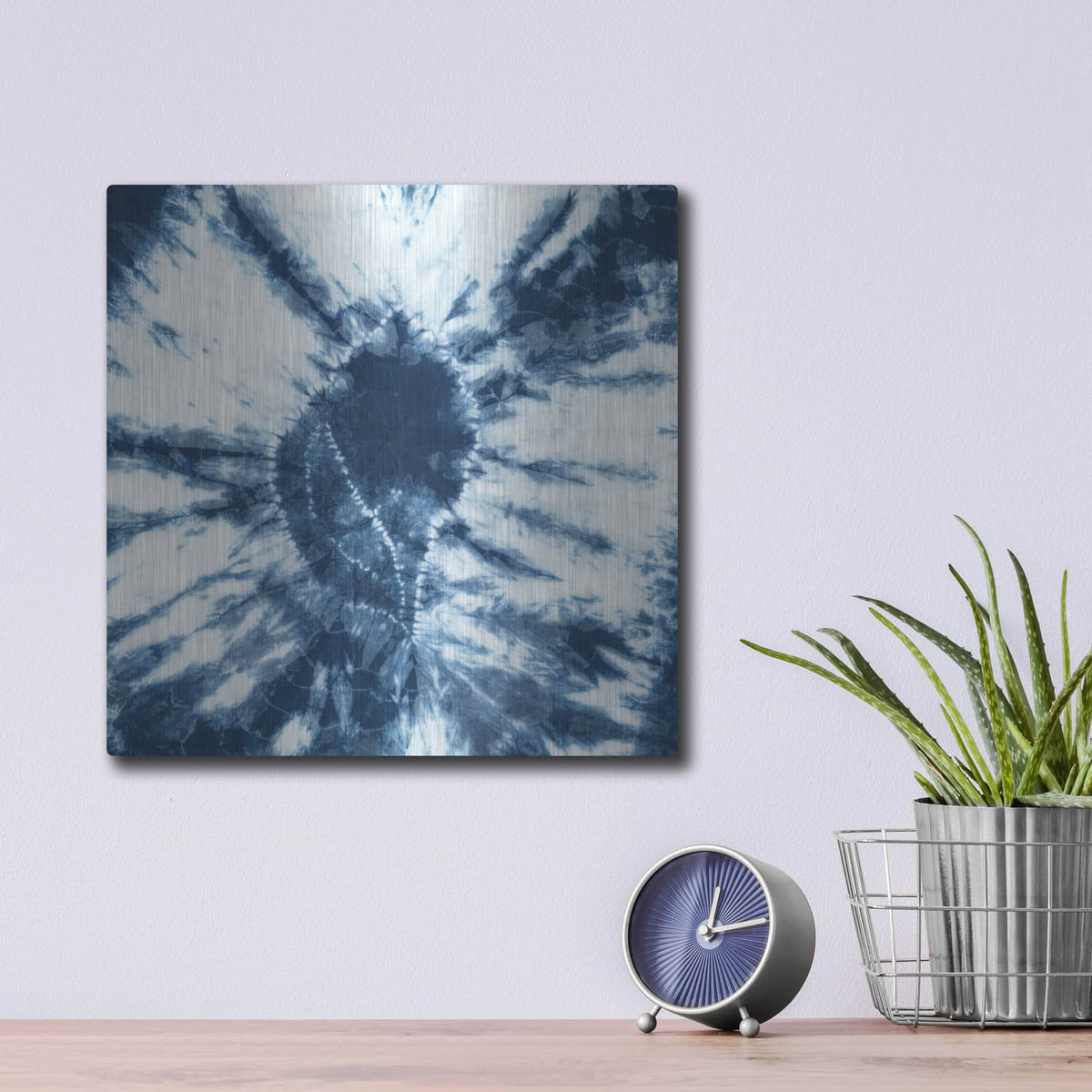 'Shibori Shells 2' by Chariklia Zarris – Metal Wall Art, 12x12 room view