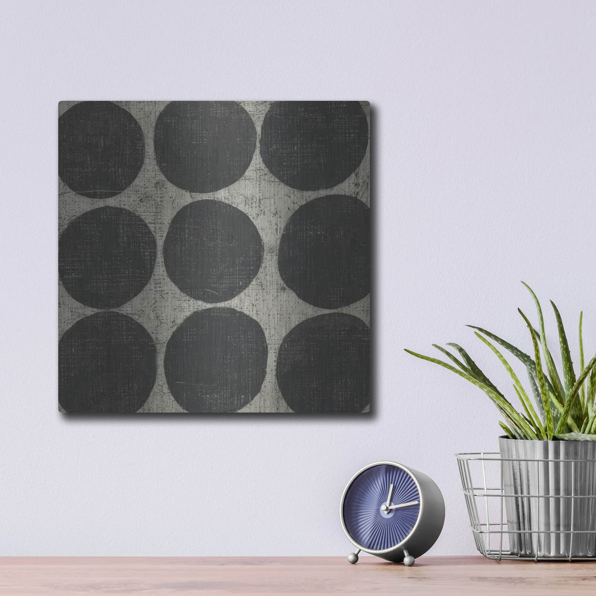 'Stone 3' by Chariklia Zarris – Metal Wall Art, 12x12 room view