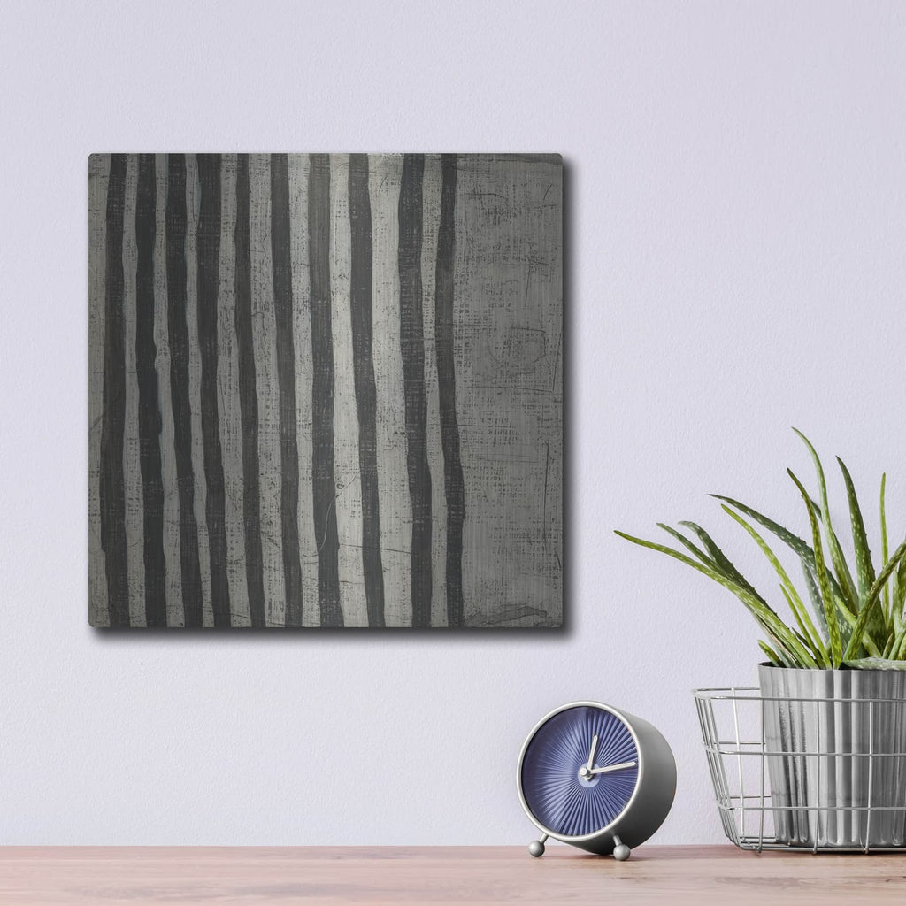 'Stone 7' by Chariklia Zarris – Metal Wall Art, 12x12 room view