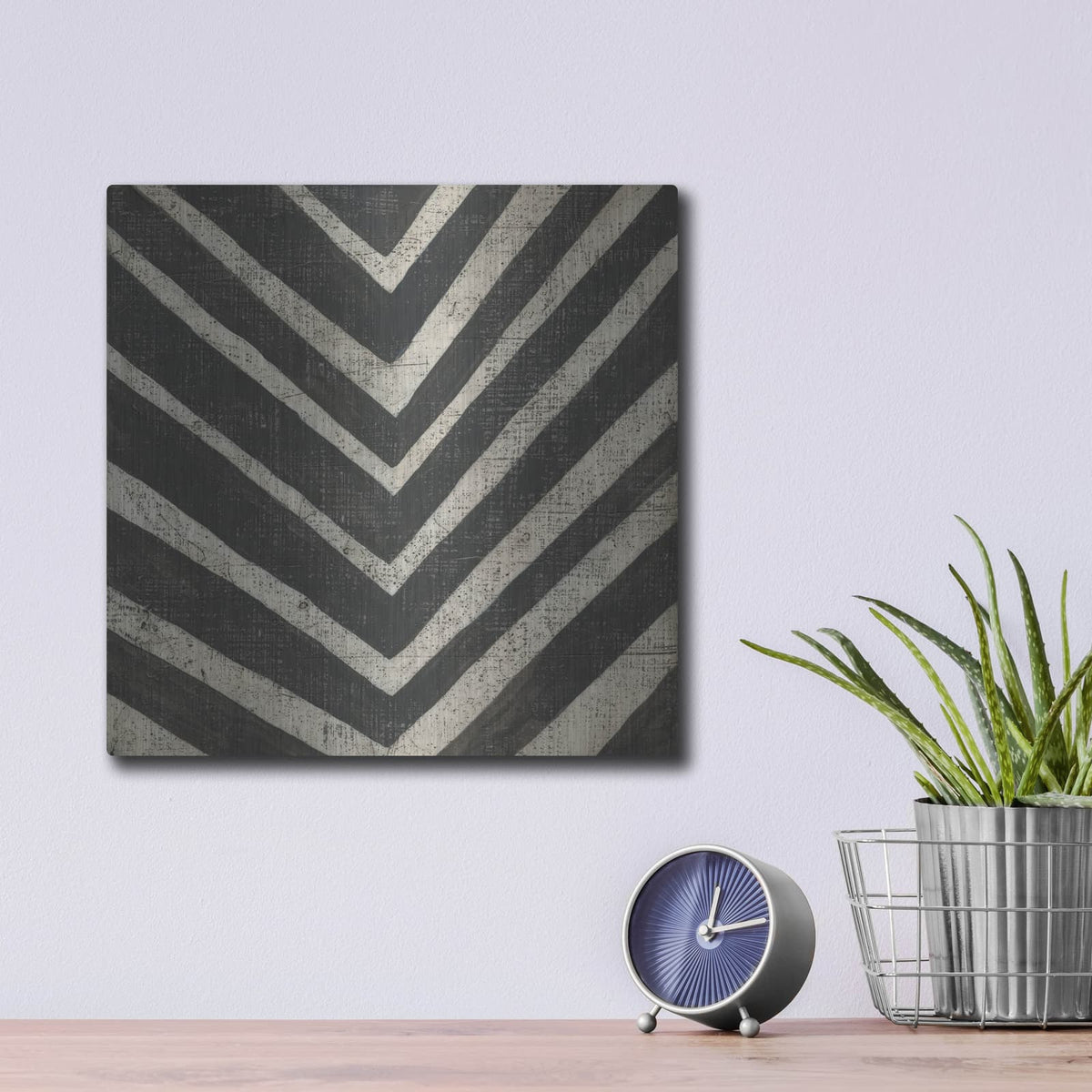 'Stone 9' by Chariklia Zarris – Metal Wall Art, 12x12 room view