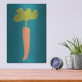 'Veggie Party 4' by Chariklia Zarris – Metal Wall Art, 12x16 room view