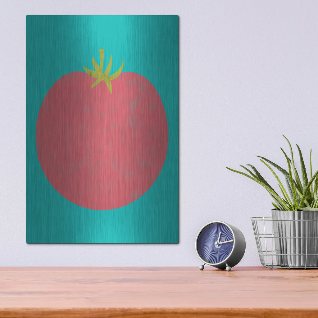 'Veggie Party 7' by Chariklia Zarris – Metal Wall Art, 12x16 room view