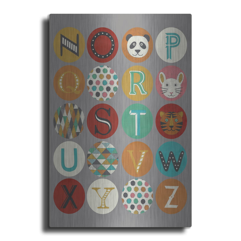 'Luciens Alphabet 2' by Chariklia Zarris – Metal Wall Art