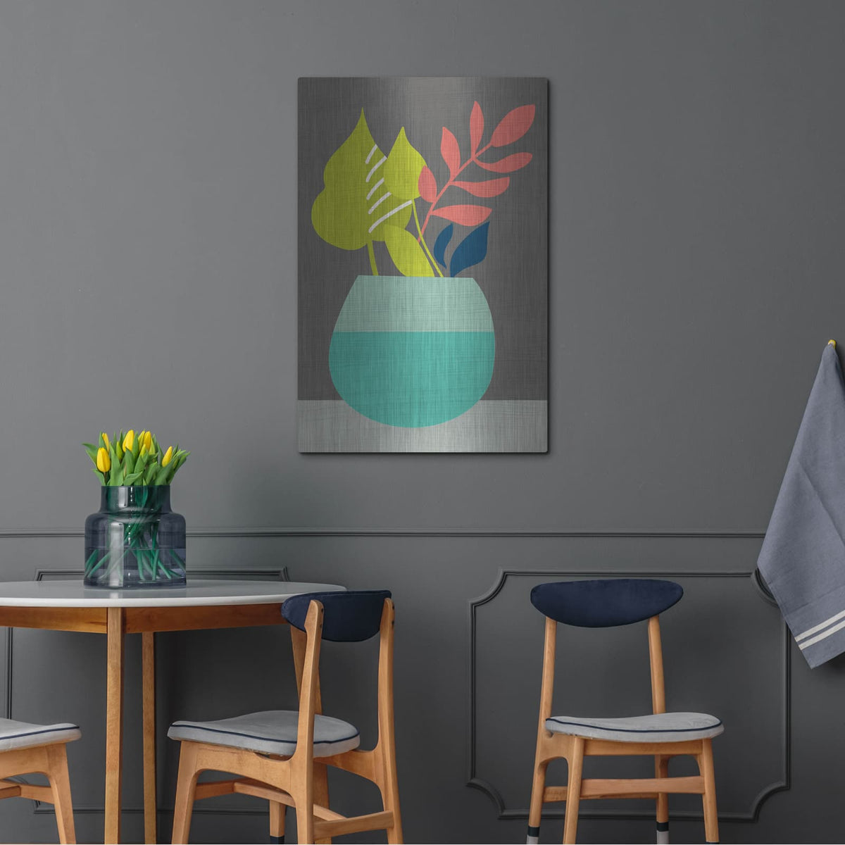 'Clay Pot 2' by Chariklia Zarris – Metal Wall Art, 24x36 room view