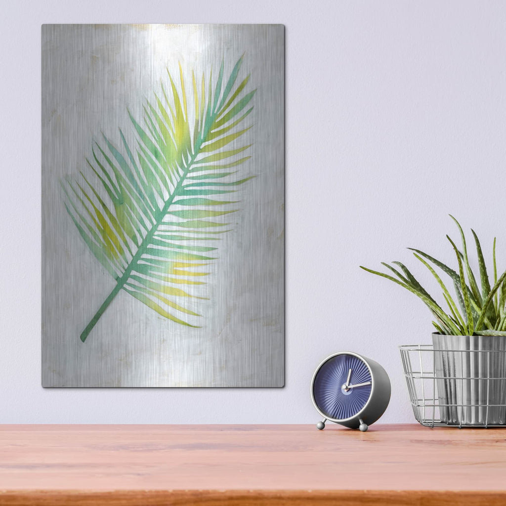'Ocean Side Palms 4' by Chariklia Zarris – Metal Wall Art, 12x16 room view