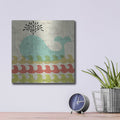 'Ada's Whale' by Chariklia Zarris – Metal Wall Art, 12x12 room view