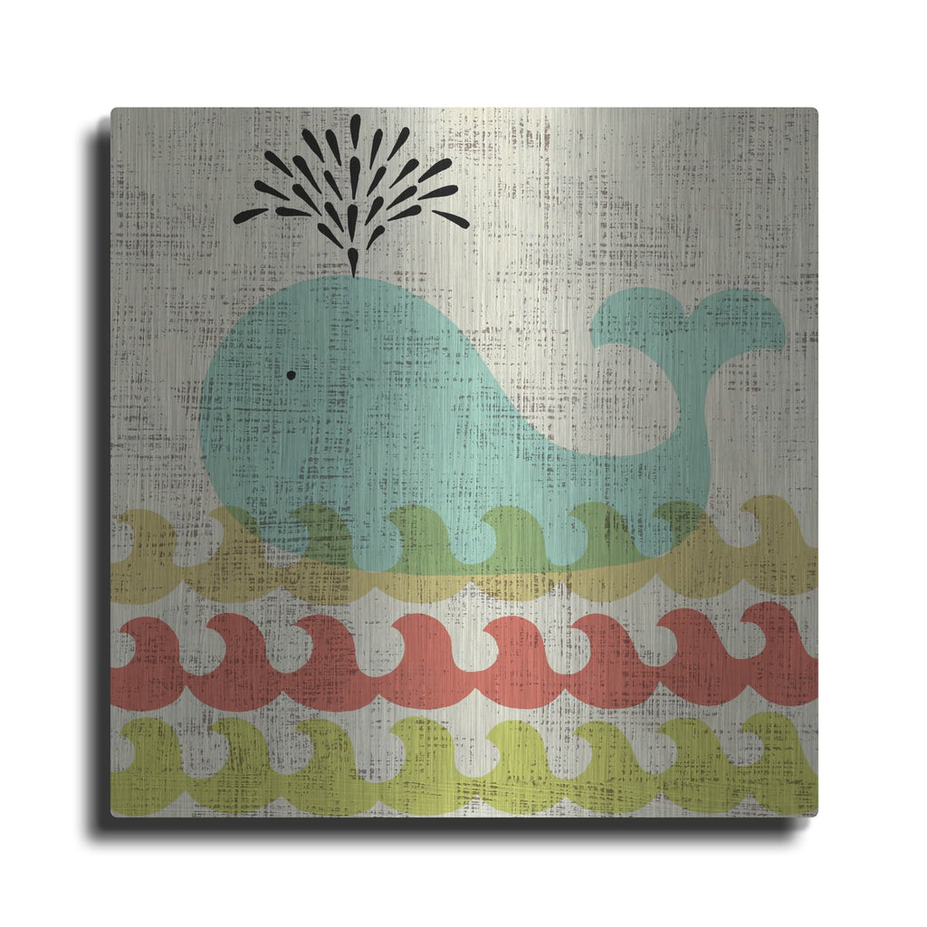 'Ada's Whale' by Chariklia Zarris – Metal Wall Art