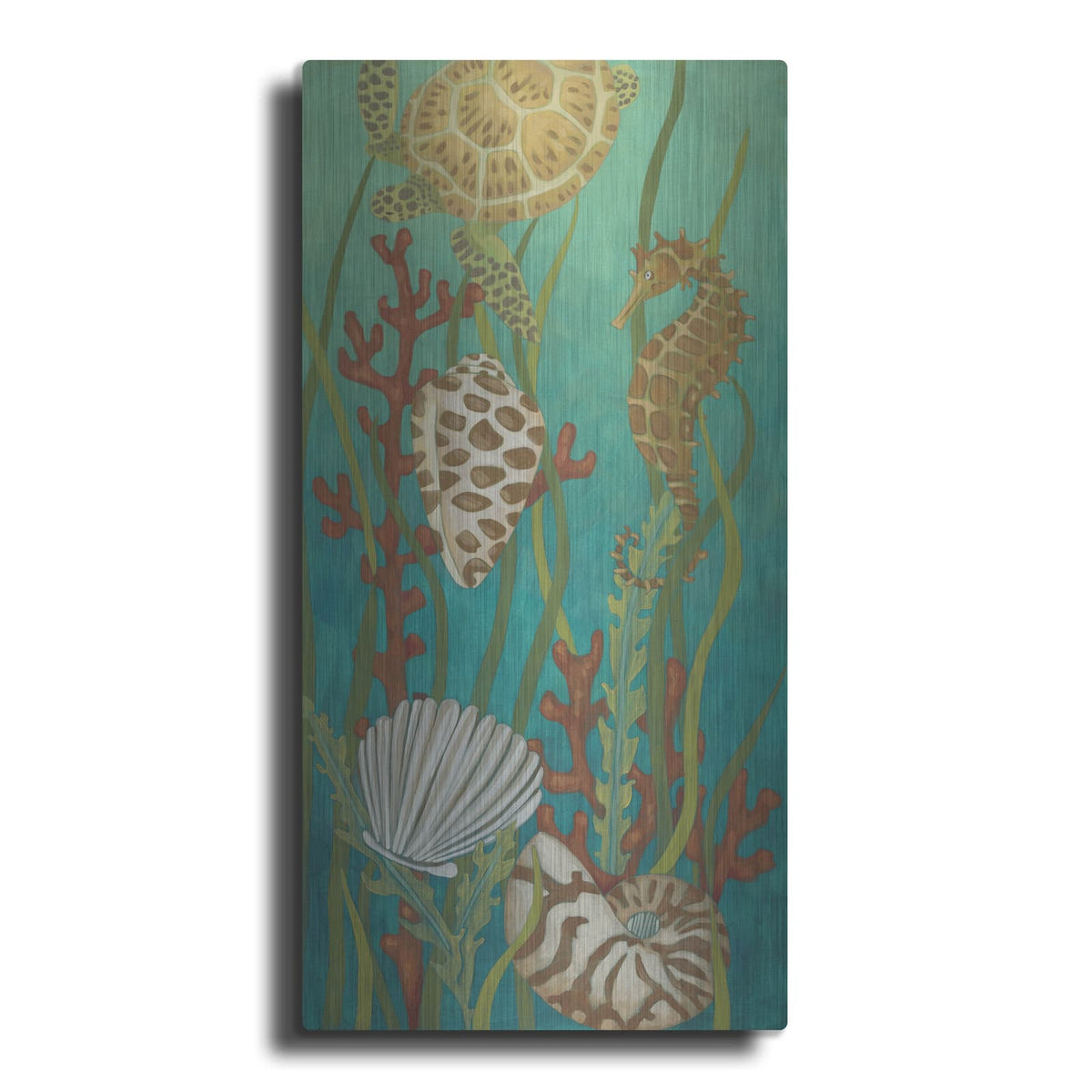 'Aquatic Life 1' by Chariklia Zarris – Metal Wall Art
