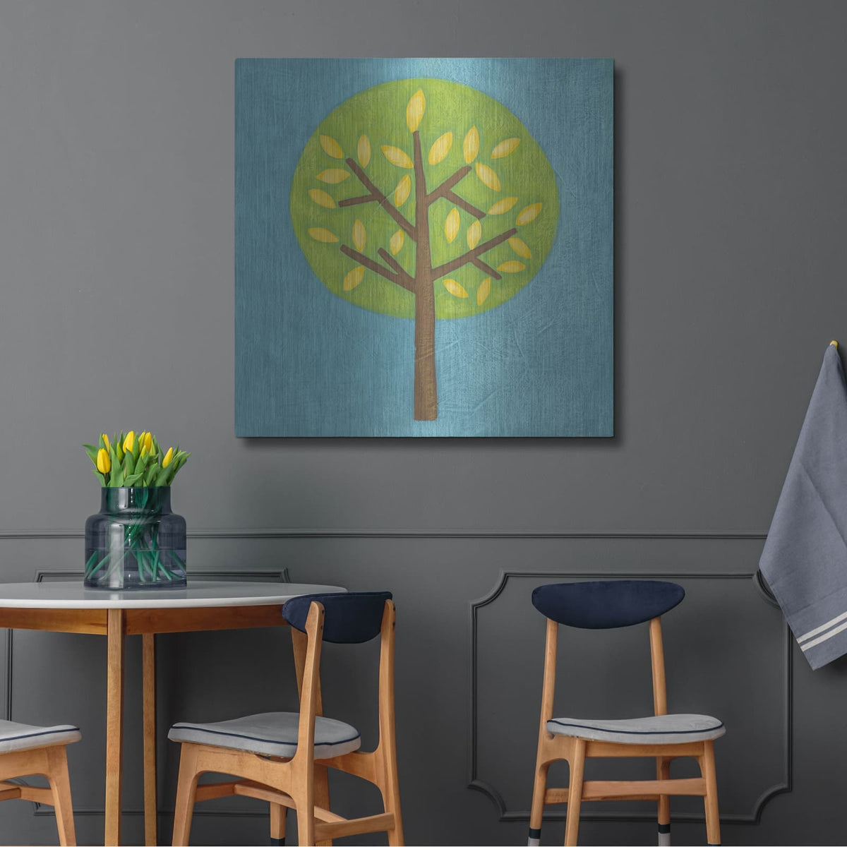 'Augusts Wish 1' by Chariklia Zarris – Metal Wall Art, 36x36 room view