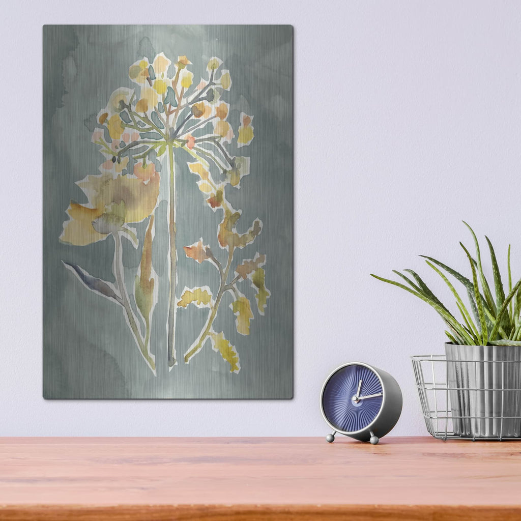 'Collected Florals 2' by Chariklia Zarris – Metal Wall Art, 12x16 room view