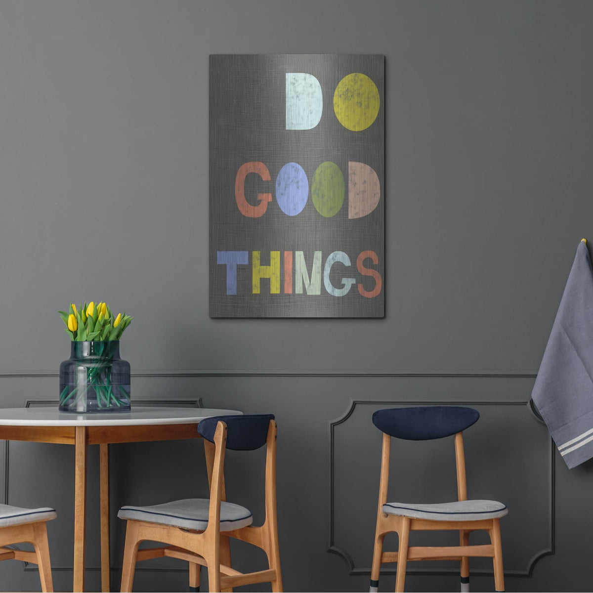 'Chat 2' by Chariklia Zarris – Metal Wall Art, 24x36 room view
