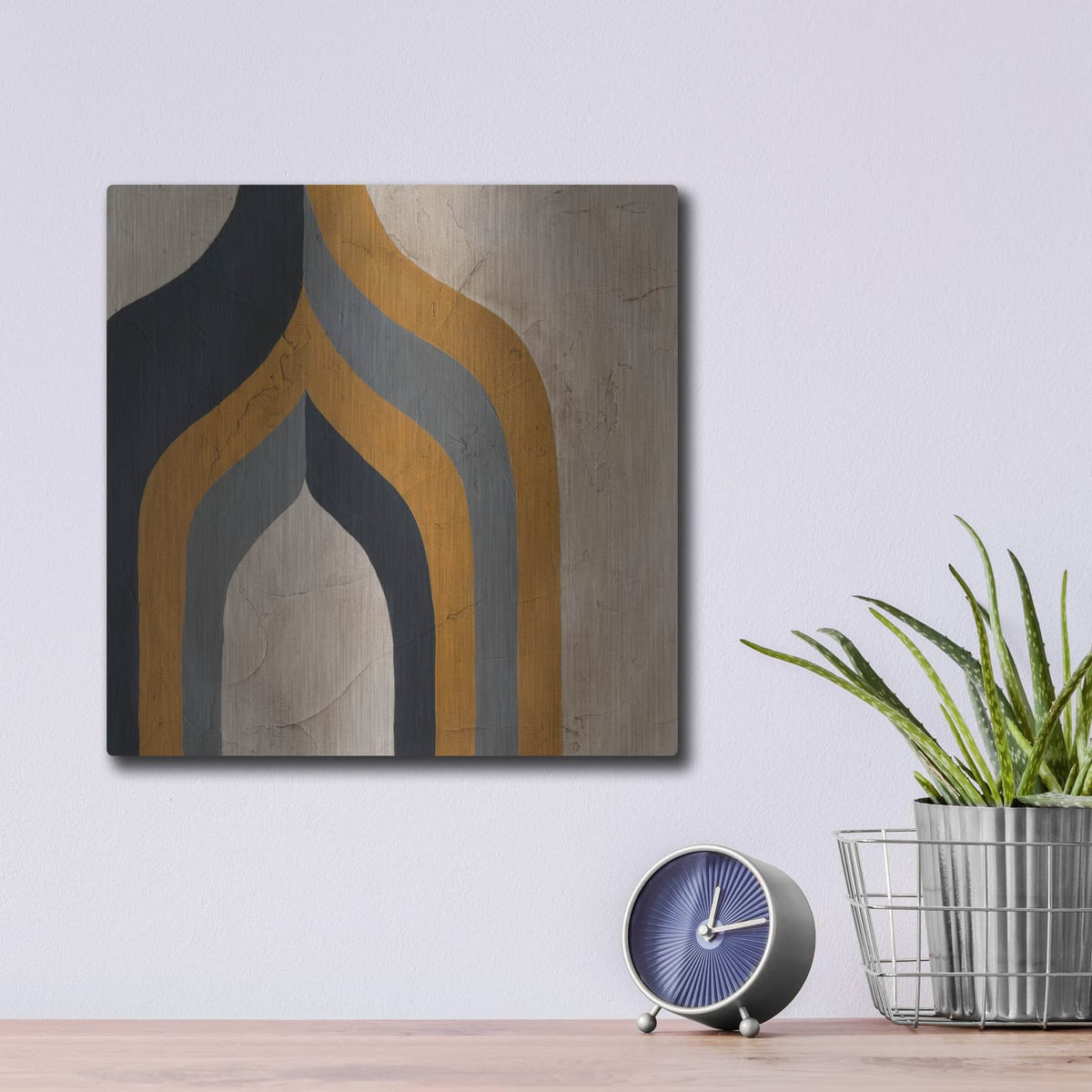 'Divergence 2' by Chariklia Zarris – Metal Wall Art, 12x12 room view