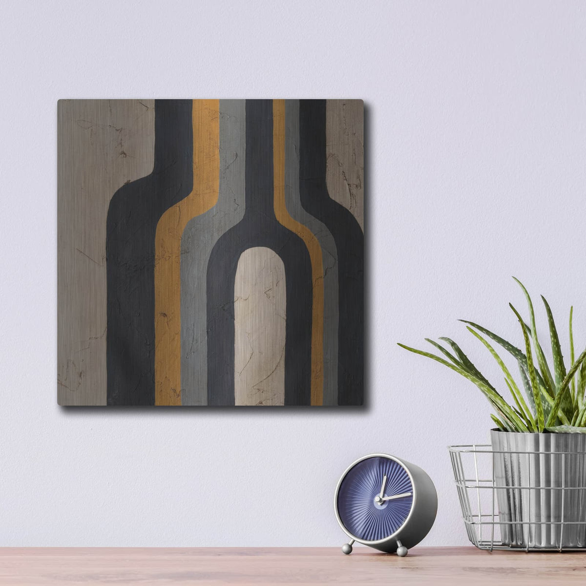 'Divergence 3' by Chariklia Zarris – Metal Wall Art, 12x12 room view
