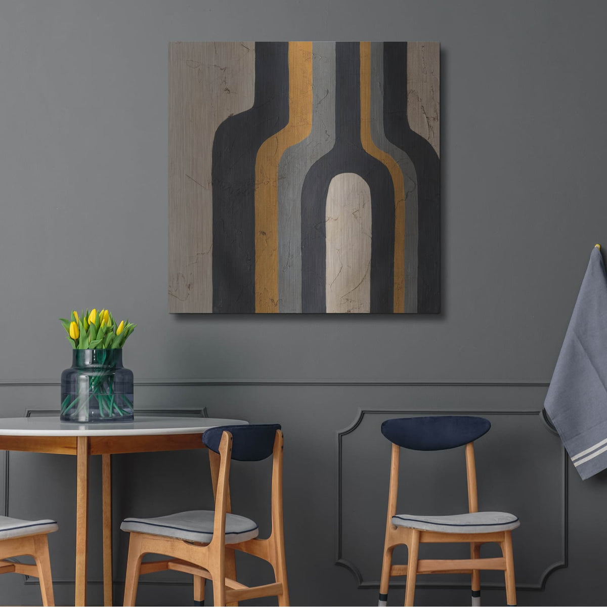 'Divergence 3' by Chariklia Zarris – Metal Wall Art, 36x36 room view