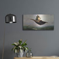 'The Flying Carpet' by Viktor Vasnetsov – Metal Wall Art, 24x12 room view