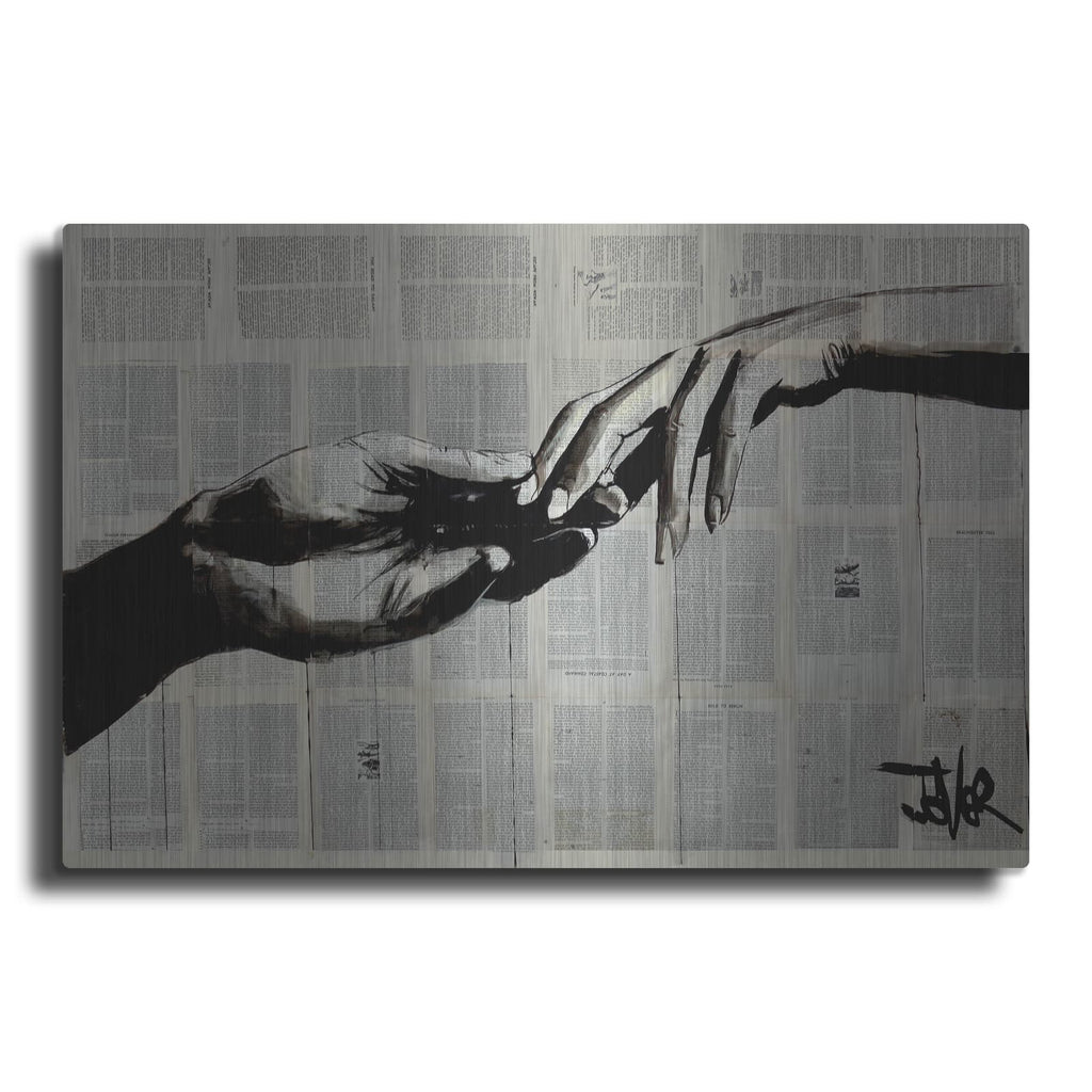 'Adam Eve' by Loui Jover – Metal Wall Art