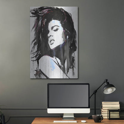 Luxe Metal Art 'Aztec Heart' by Loui Jover, Metal Wall Art,24x36