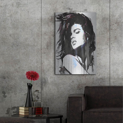 Luxe Metal Art 'Aztec Heart' by Loui Jover, Metal Wall Art,24x36
