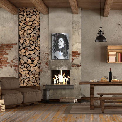 Luxe Metal Art 'Aztec Heart' by Loui Jover, Metal Wall Art,24x36