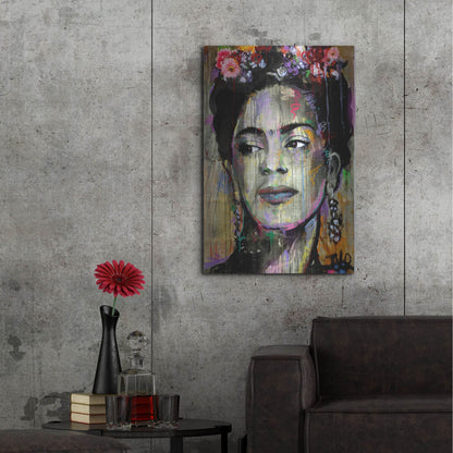 Luxe Metal Art 'Big K' by Loui Jover, Metal Wall Art,24x36