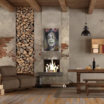 Luxe Metal Art 'Big K' by Loui Jover, Metal Wall Art,24x36