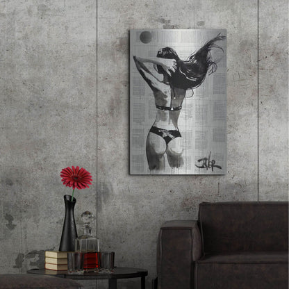 Luxe Metal Art 'In The Summertime' by Loui Jover, Metal Wall Art,24x36