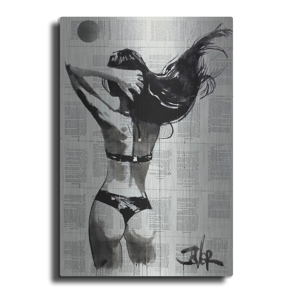Luxe Metal Art 'In The Summertime' by Loui Jover, Metal Wall Art