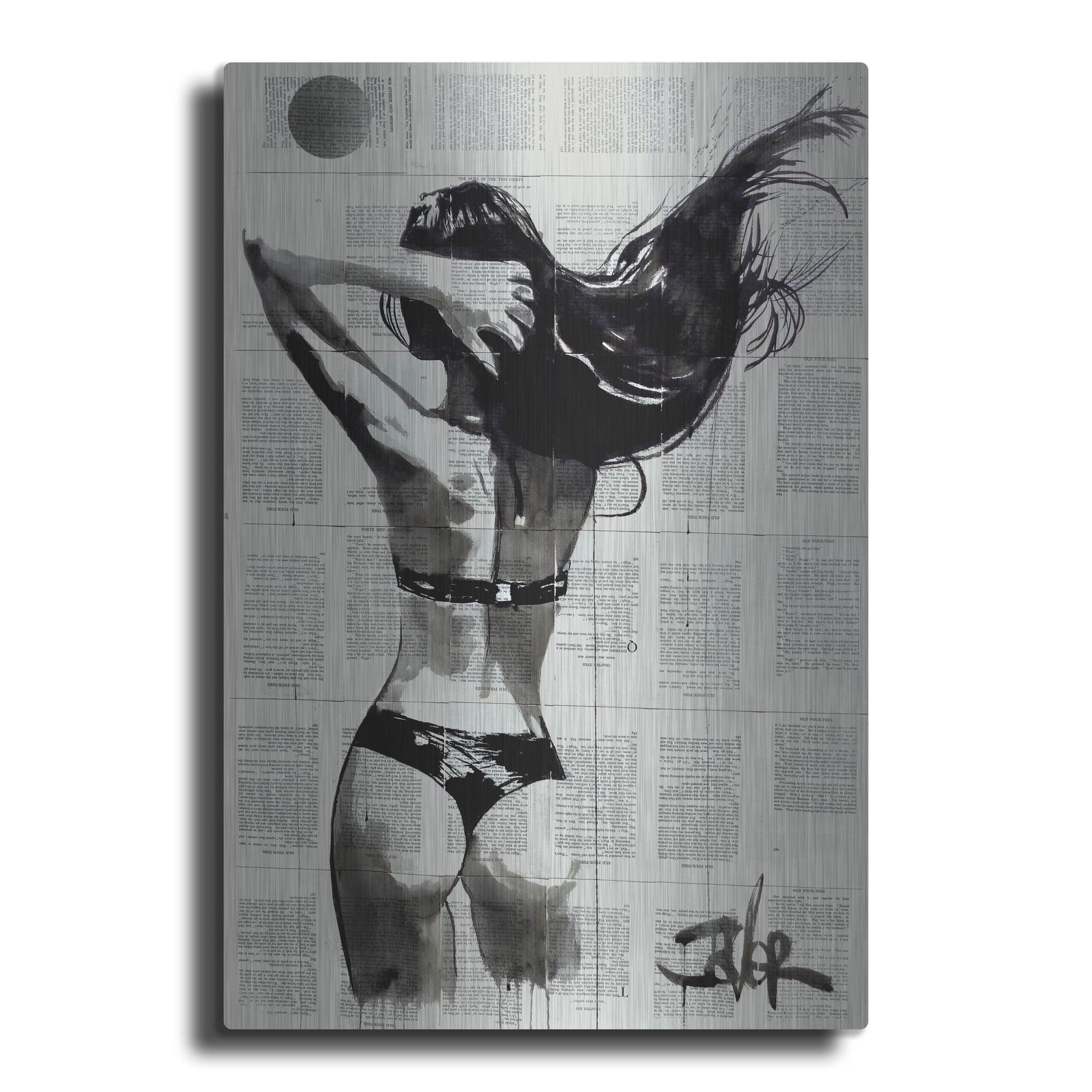 Luxe Metal Art 'In The Summertime' by Loui Jover, Metal Wall Art