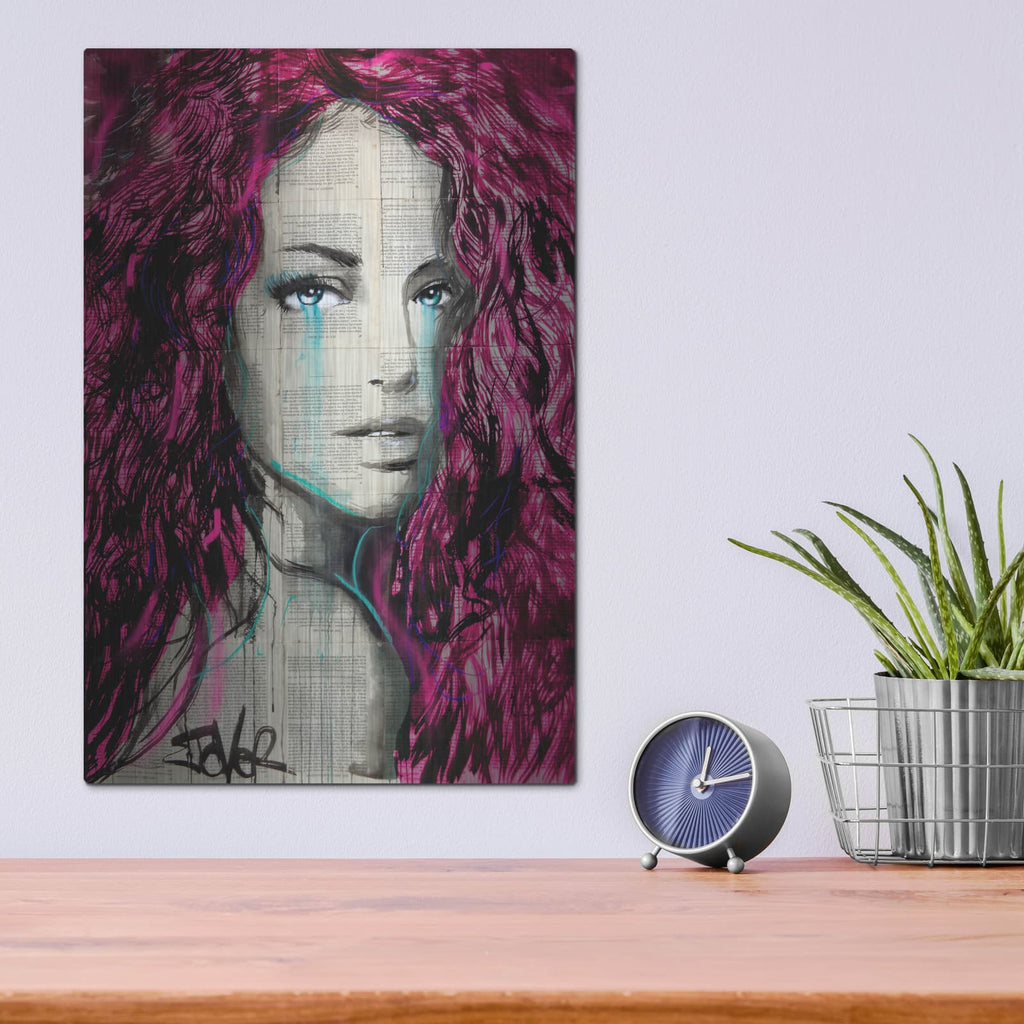 'Satin' by Loui Jover – Metal Wall Art, 12x16 room view
