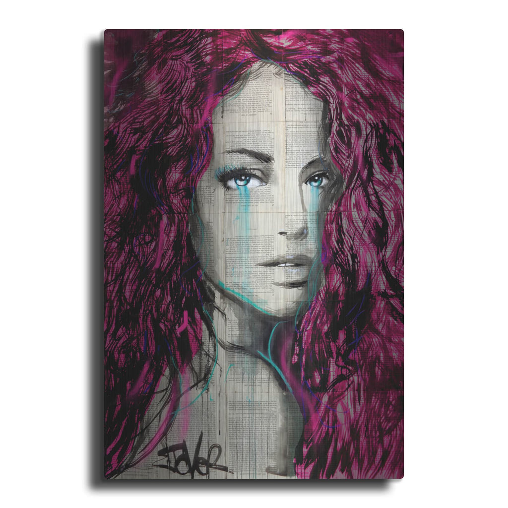 'Satin' by Loui Jover – Metal Wall Art