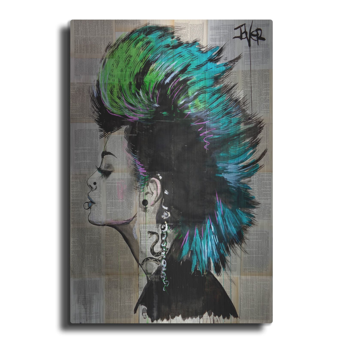 'Undergroundhr' by Loui Jover – Metal Wall Art