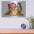 'Bettie Astronaut' by Craig Snodgrass – Metal Wall Art, 16x12 room view