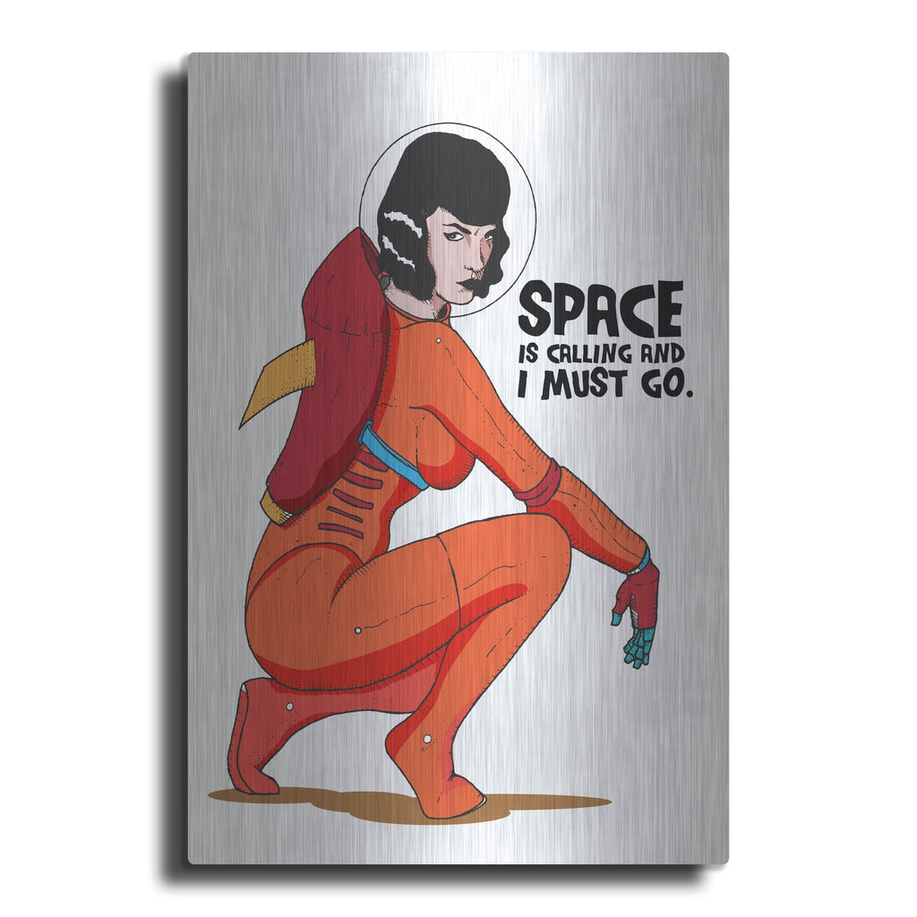 'Bettie Astronaut 2' by Craig Snodgrass – Metal Wall Art