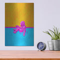 'Hallo Spaceboy I' by Craig Snodgrass – Metal Wall Art, 12x16 room view