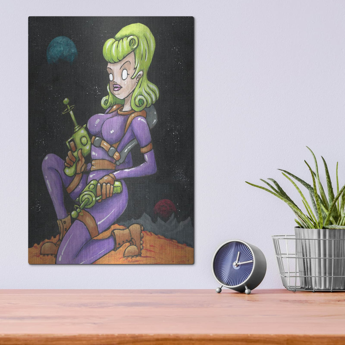'Josie Jupiter' by Craig Snodgrass – Metal Wall Art, 12x16 room view